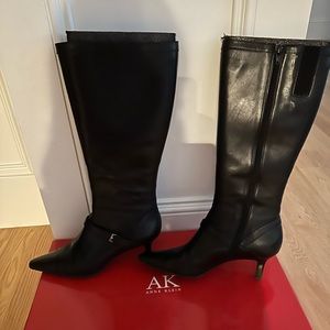 Anne Klein Kitten Heel Knee High Boots